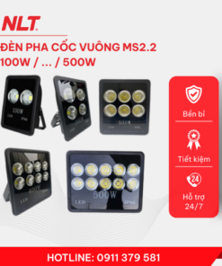 Đèn pha cốc vuông 100W/…/500W