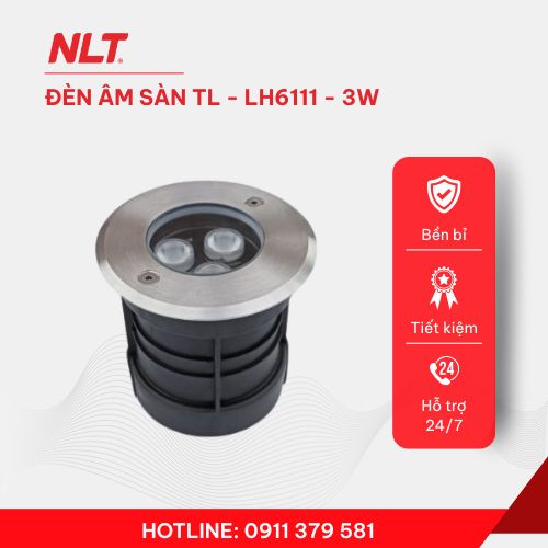 Đèn âm sàn 3W