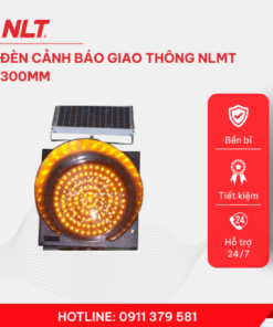 Đèn cảnh báo giao thông NLMT 300mm