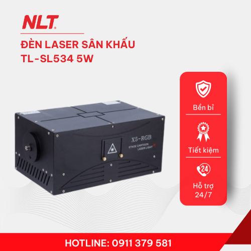 Đèn laser sân khấu 5W