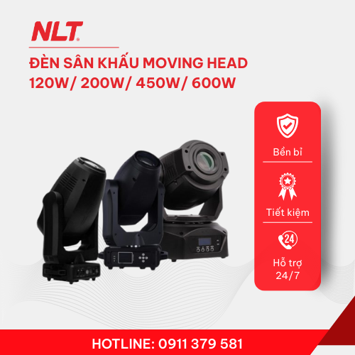 Đèn sân khấu Moving Head Pattern 120W/ 200W/ 450W/ 600W